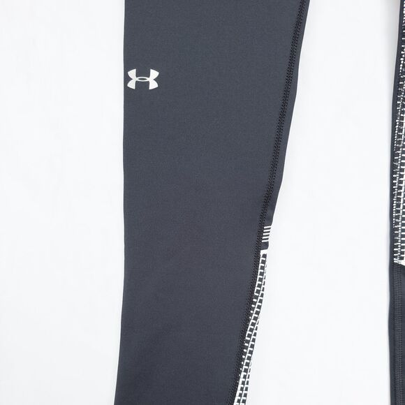 Under Armour ColdGear Block Graphic Leggings Womens Small Compression 1322091 - Picture 11 of 13